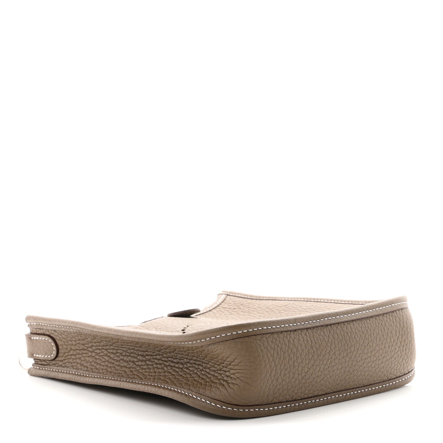 Hermes Taurillon Clemence Evelyne TPM Etoupe Bleu Indigo 4 of 11