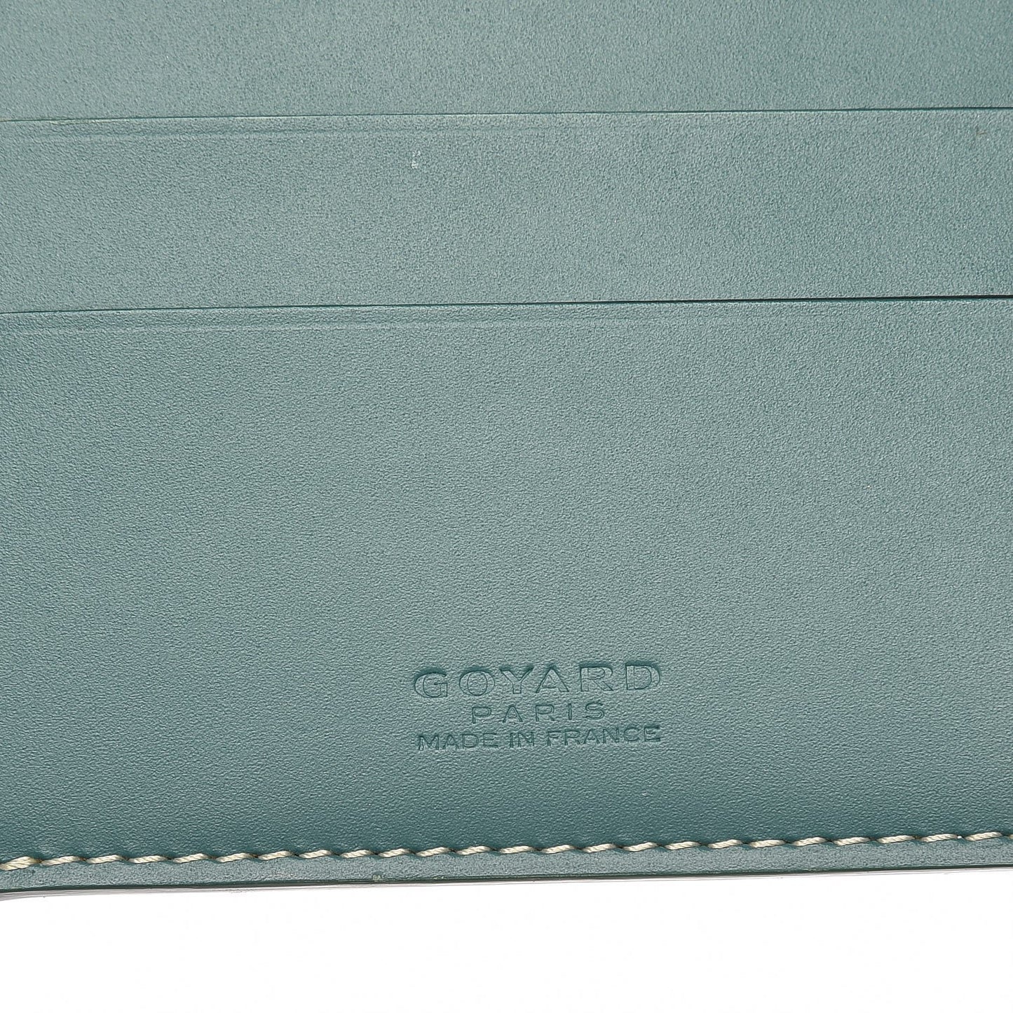 Chevron Bifold Wallet Green