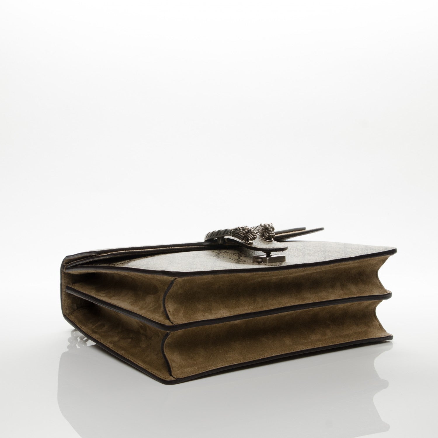 Gucci GG Supreme Monogram Medium Dionysus Shoulder Bag Taupe 4 of 6