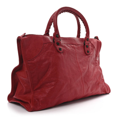 Balenciaga Agneau Classic Hardware Work Rouge Coquelicot 3 of 10