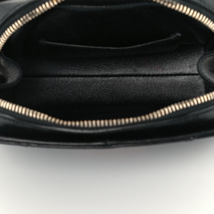Chanel Calfskin Chevron Quilted Medal Flap Black 5 of 10