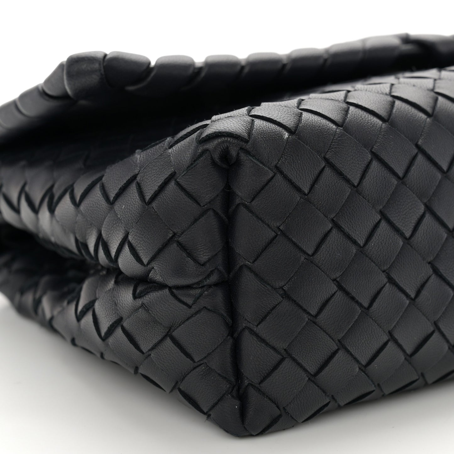 Nappa Intrecciato Baby Olimpia Shoulder Bag Tourmaline