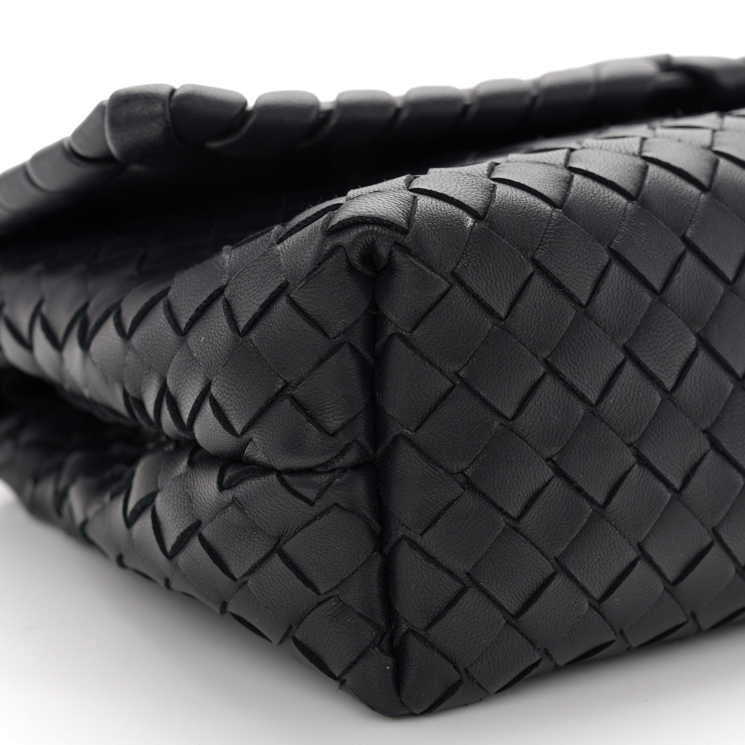 Bottega Veneta Nappa Intrecciato Baby Olimpia Shoulder Bag Tourmaline 8 of 9