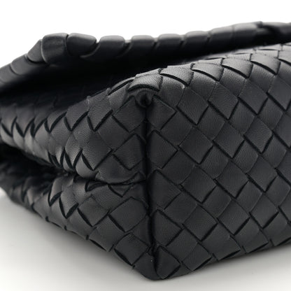 Bottega Veneta Nappa Intrecciato Baby Olimpia Shoulder Bag Tourmaline 8 of 9