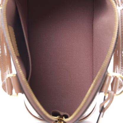 Louis Vuitton Vernis Alma BB Rose Velours 5 of 12