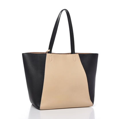 Louis Vuitton Calfskin Lockme Cabas Vanille Black 3 of 15