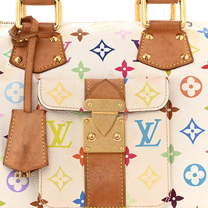 Louis Vuitton Monogram Multicolor Speedy 30 White 8 of 15
