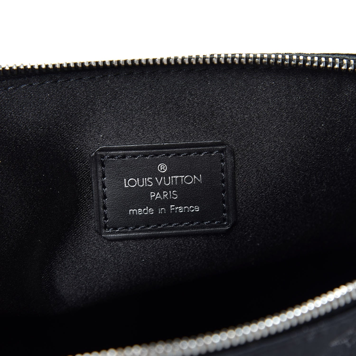Louis Vuitton Satin Monogram Little Alma Black 6 of 11