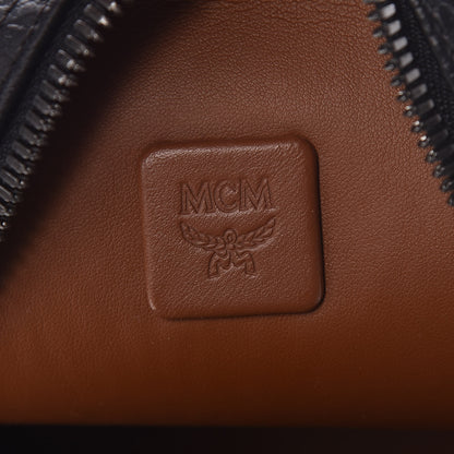 MCM Visetos Small Side Stud Stark Backpack Black 6 of 11