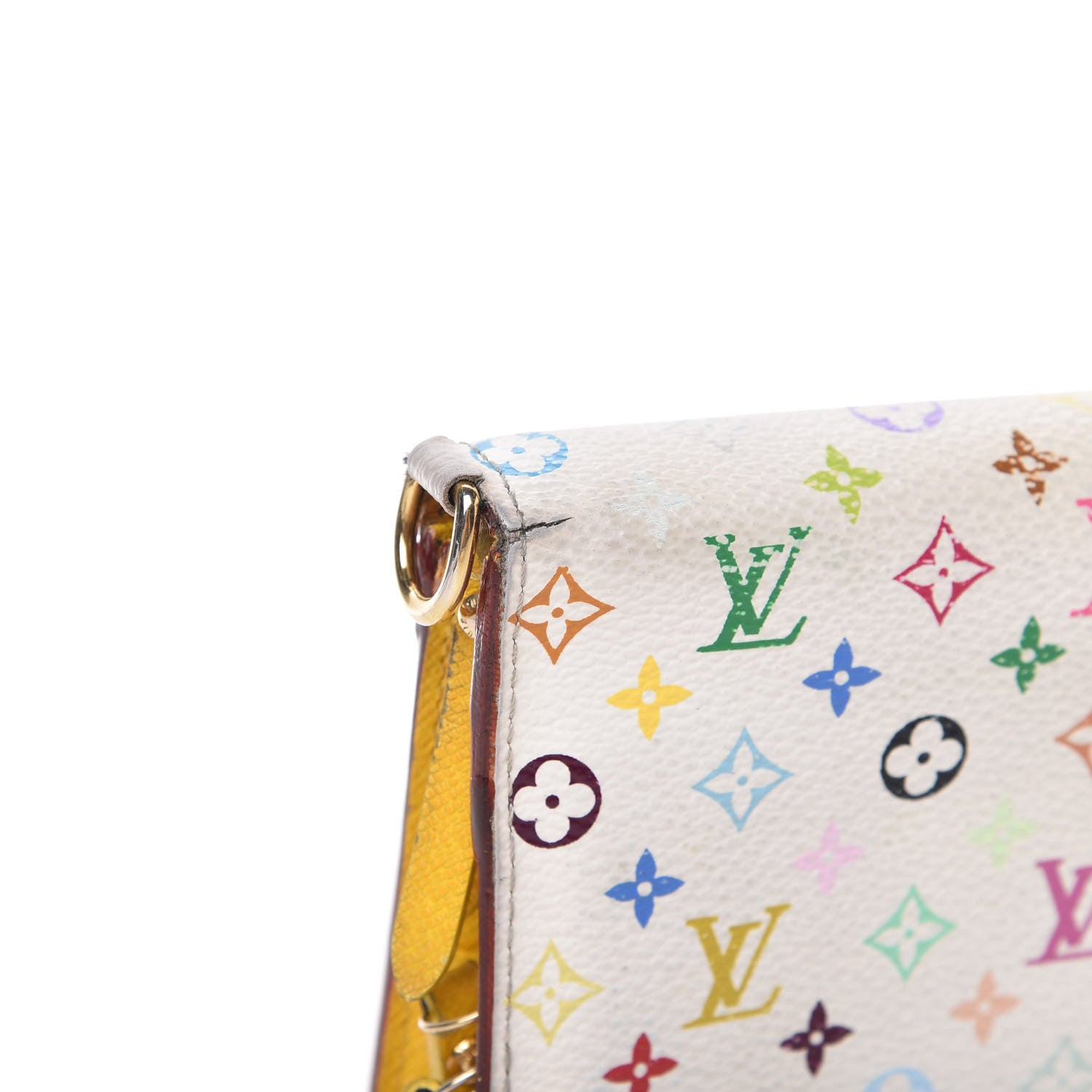 Louis Vuitton Monogram Multicolor Insolite Wallet White Citron 13 of 14