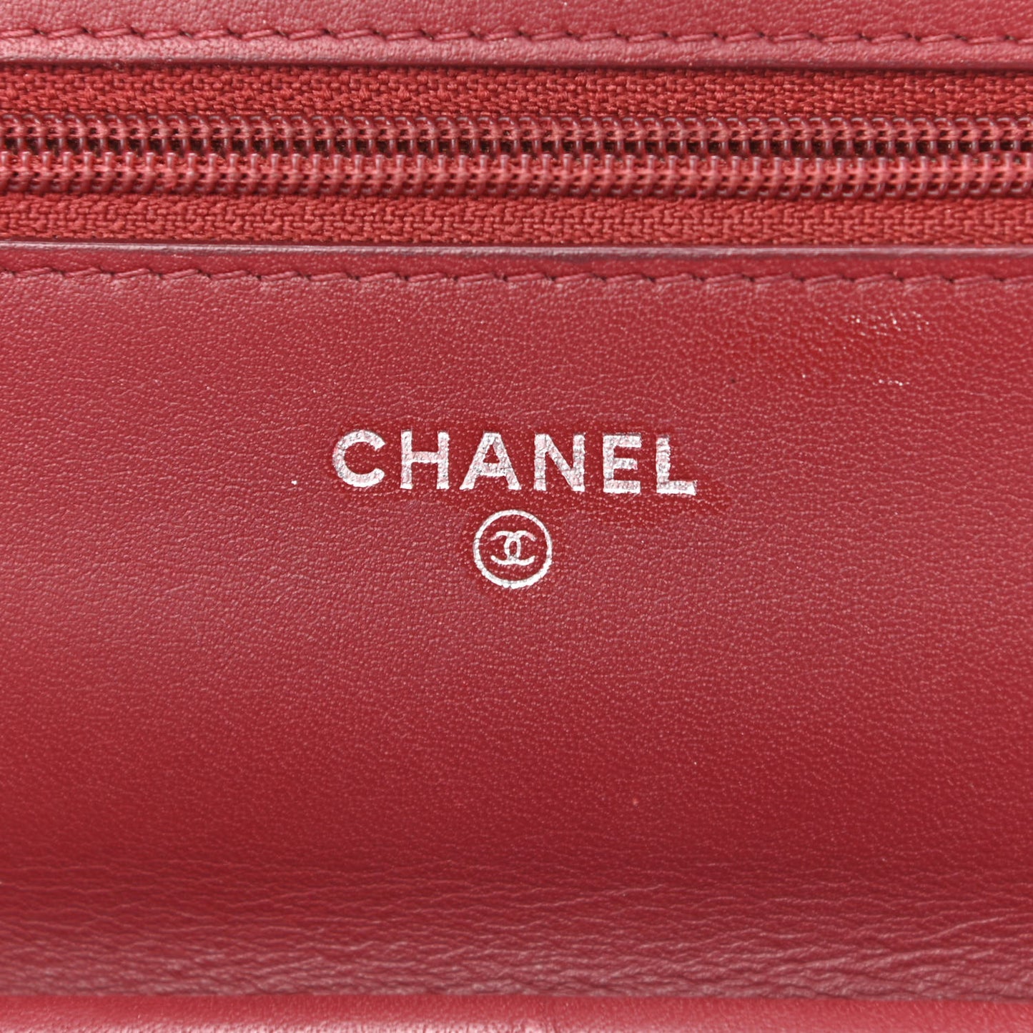 Caviar Timeless CC Wallet on Chain WOC Dark Red