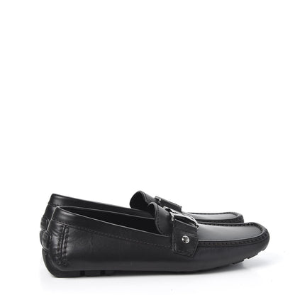 Louis Vuitton Calfskin Mens Monte Carlo Loafers 6 Black 4 of 9