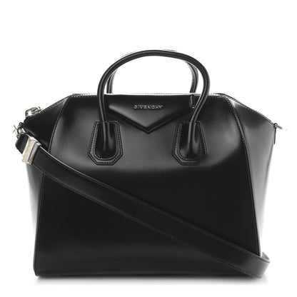 Givenchy Shiny Lord Calfskin Medium Antigona Black 1 of 9