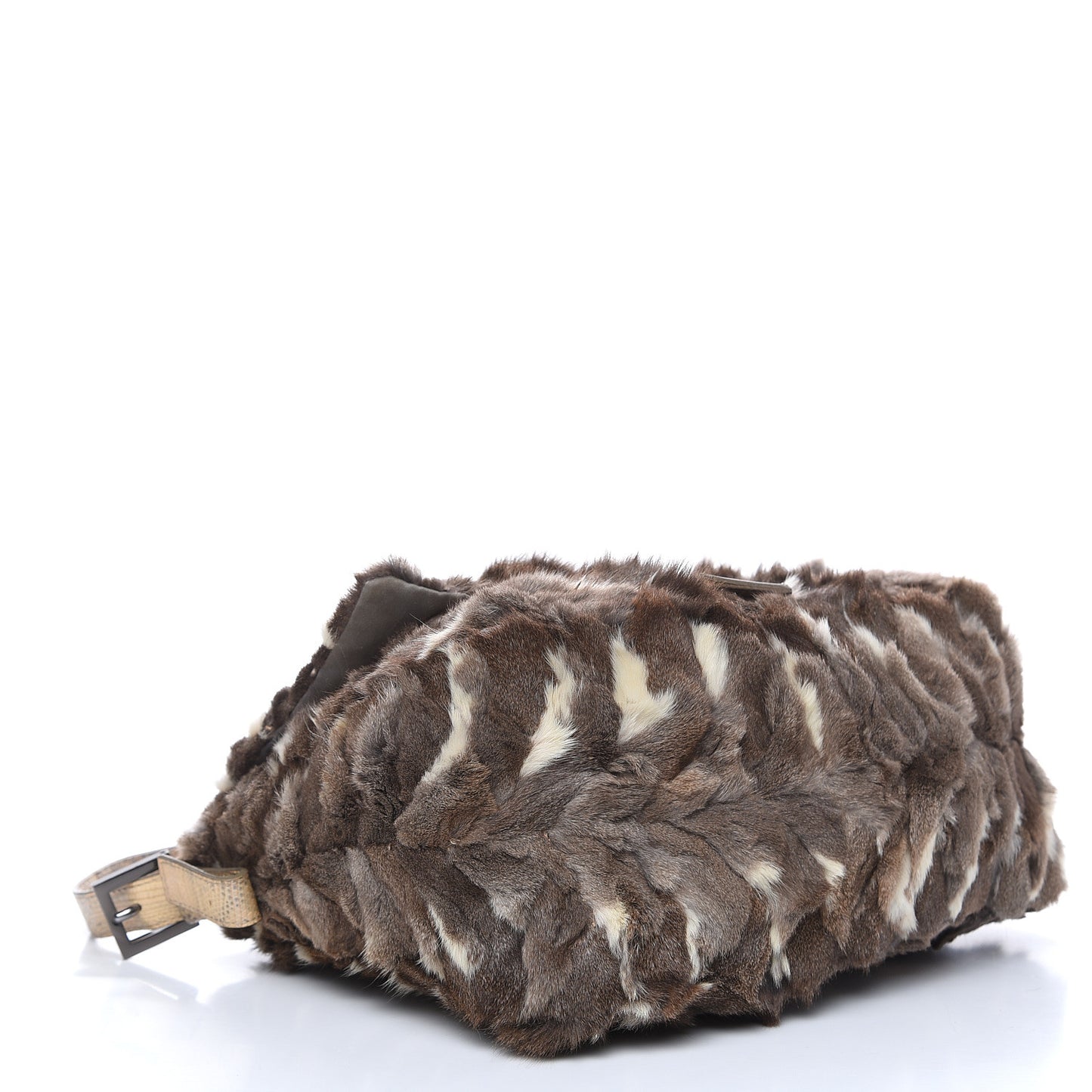 Rabbit Fur Mama Baguette Bag