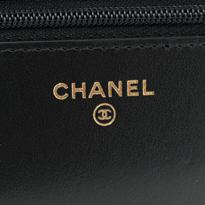Chanel Caviar Quilted Bow Wallet On Chain WOC Black 6 of 11