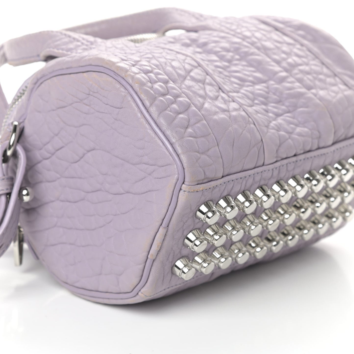 Pebbled Lambskin Mini Rockie Lavender Rodhium Hardware