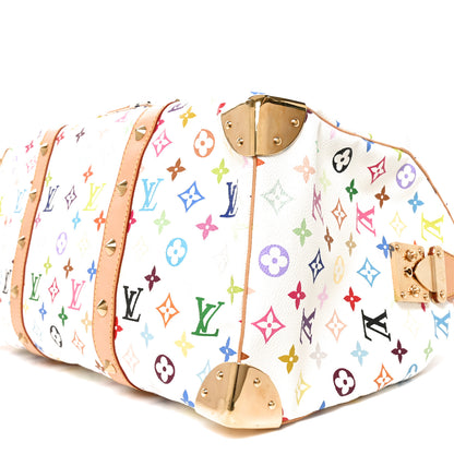Louis Vuitton Monogram Multicolor Keepall 45 White 9 of 9