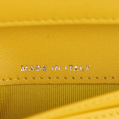 Chanel Lambskin Quilted Yen Wallet Yellow 7 of 9