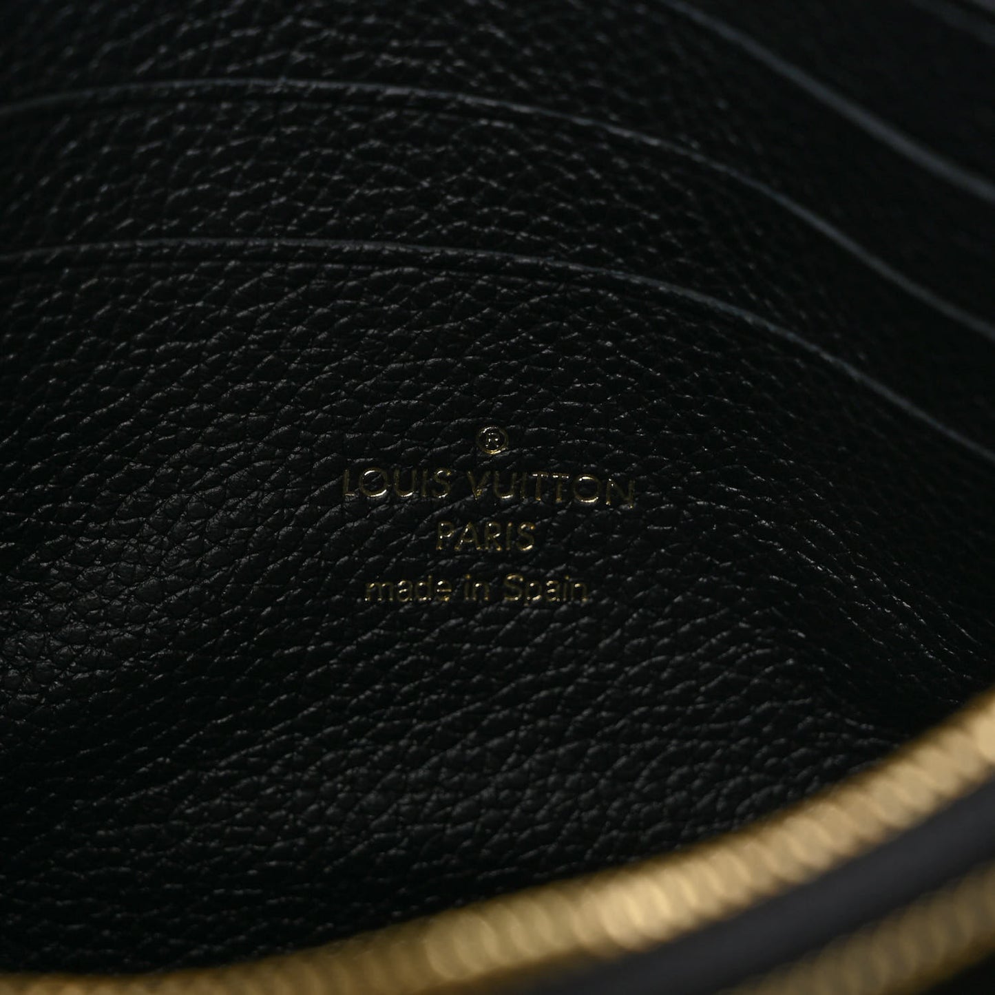 Empreinte Monogram Giant Double Zip Pochette Black Cream