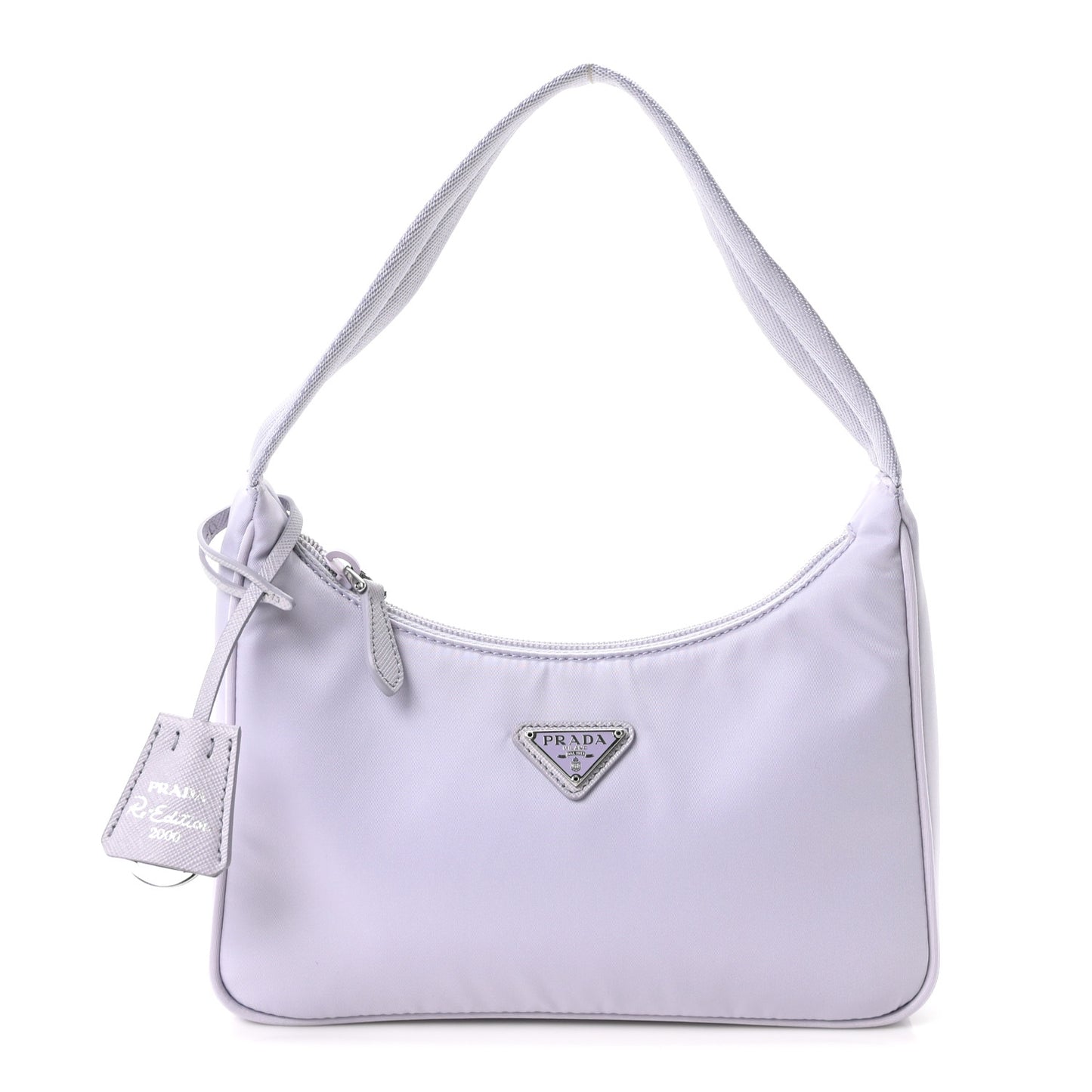 Re-Nylon Saffiano Mini Re-Edition 2000 Bag Glicine