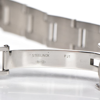 Rolex Stainless Steel 18K White Gold Diamond 26mm Oyster Perpetual Datejust Watch Silver Jubilee 179174 7 of 9