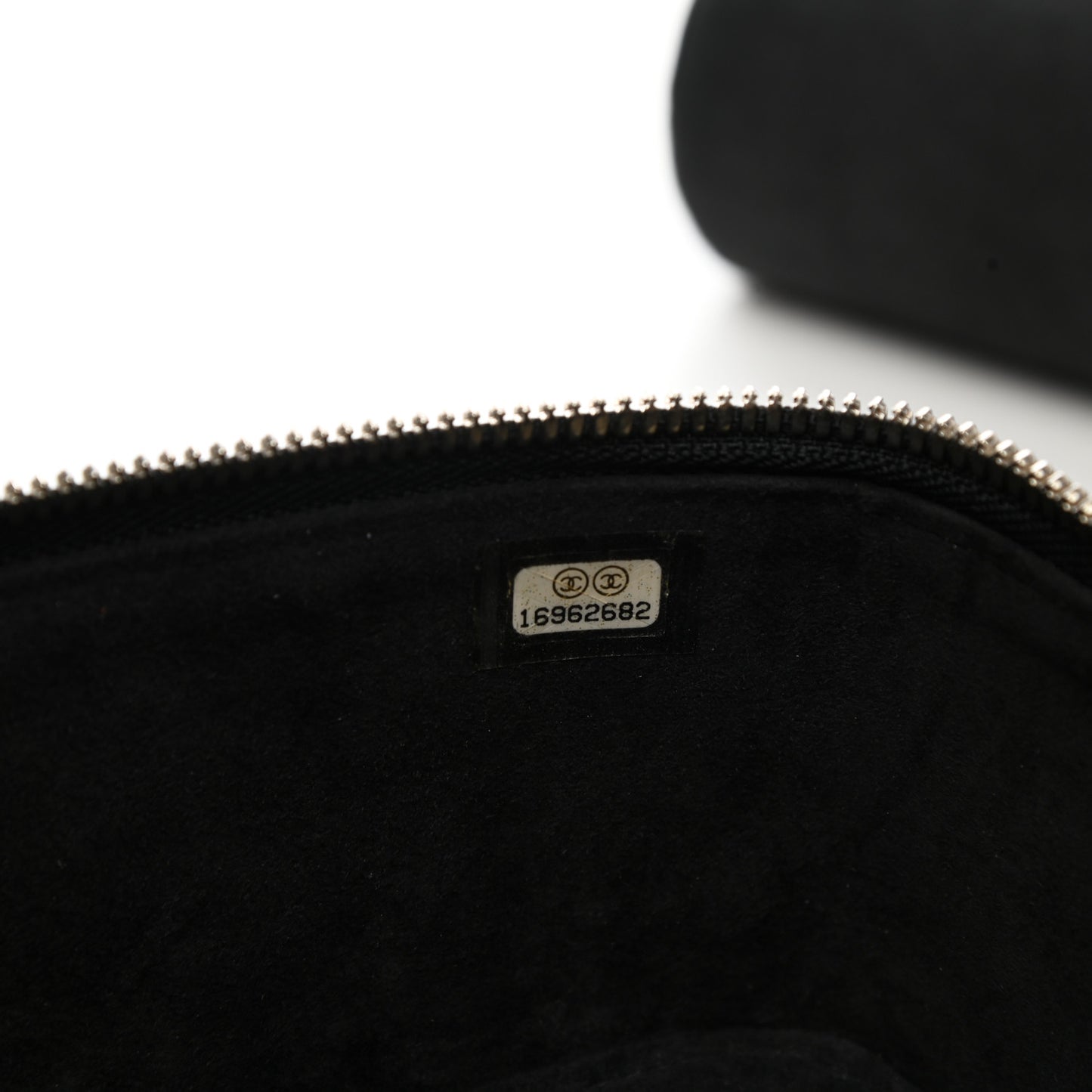 Lambskin Quilted Large Jewelry Case Black