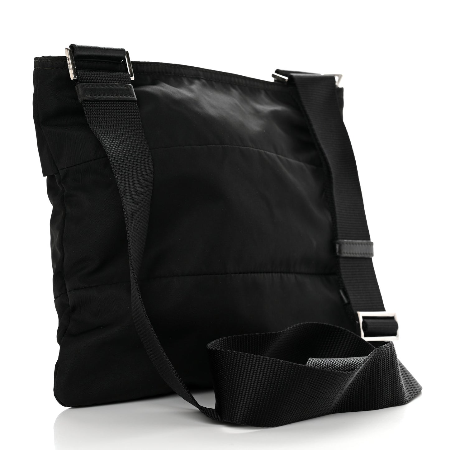 Tessuto Nylon Vela Messenger Bag Black