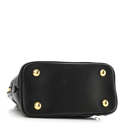 Louis Vuitton Calfskin Bubblegram Alma BB Black 4 of 7