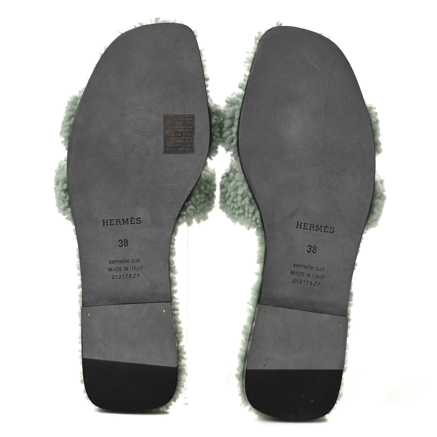 Woolskin Oran Sandals 38 Vert D’Eau