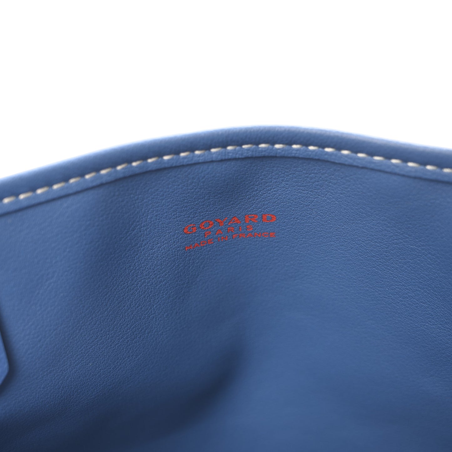 Goyardine Reversible Mini Anjou Sky Blue