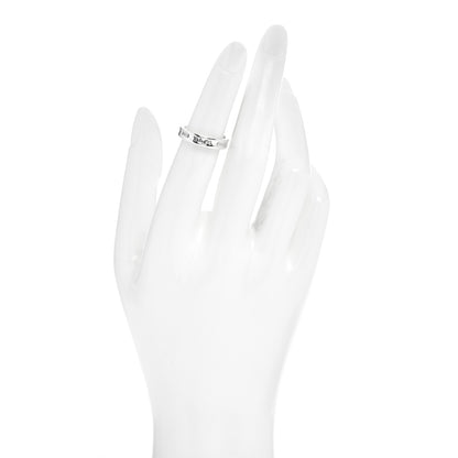 Tiffany Sterling Silver Narrow 1837 Band Ring 48 4.5 2 of 4