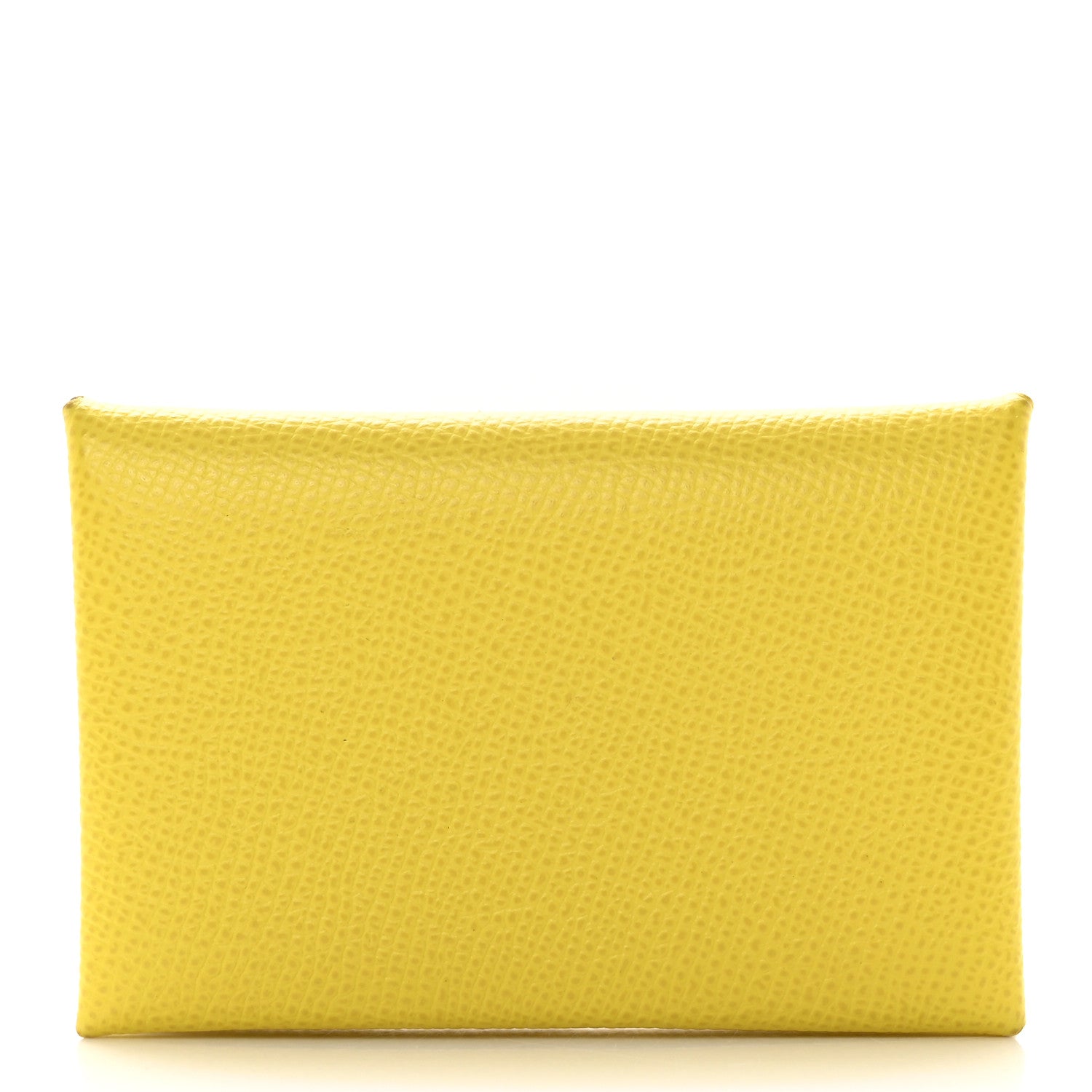 Hermes Epsom Calvi Card Case Lime 1 of 9