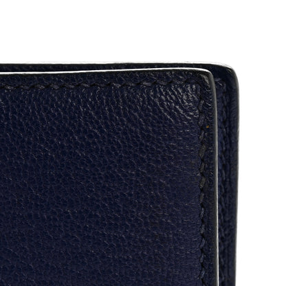 Hermes Chevre Mysore Bearn Compact Wallet Bleu Encre 10 of 12