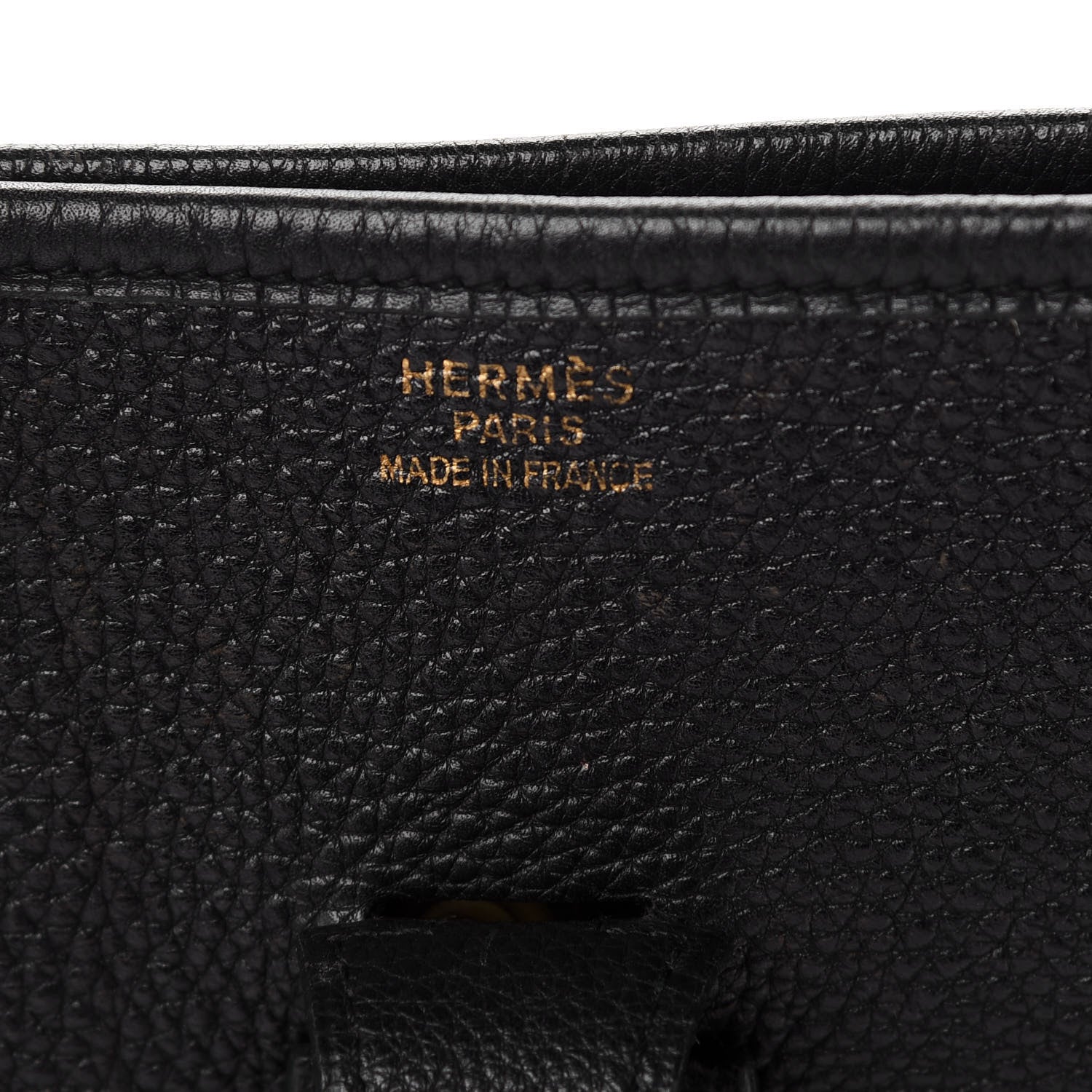 Hermes Togo Evelyne GM Black 6 of 8