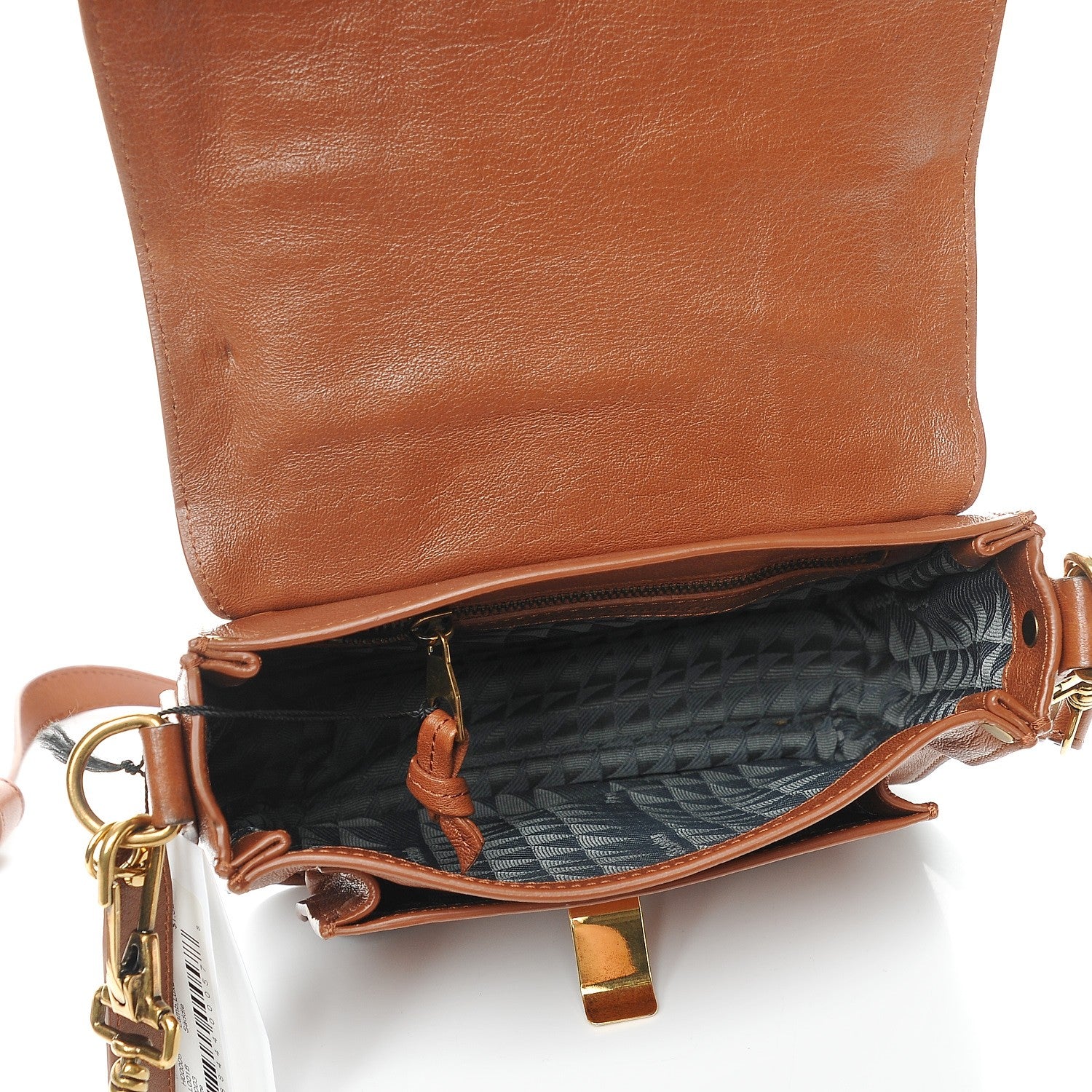 Proenza Schouler Lambskin PS1 Mini Pouch Messenger Saddle 5 of 9