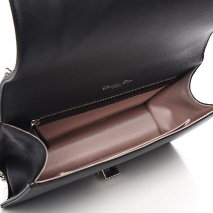 Christian Dior Grained Calfskin Medium Diorama Flap Bag Black 5 of 12