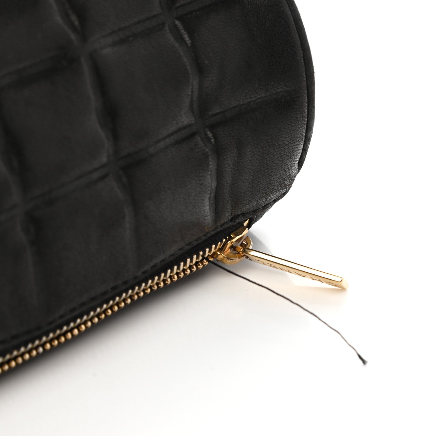 Chanel Lambskin Chocolate Bar Cosmetic Pouch Black 7 of 7