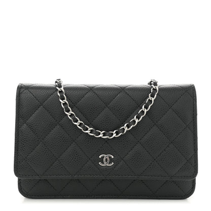 Chanel Caviar Quilted Wallet on Chain WOC Black 1 of 11