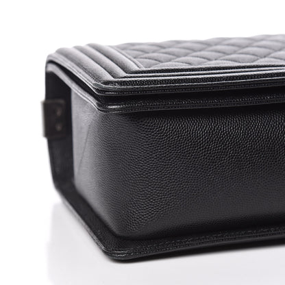 Chanel Caviar Quilted New Medium Boy Flap Black 8 of 12