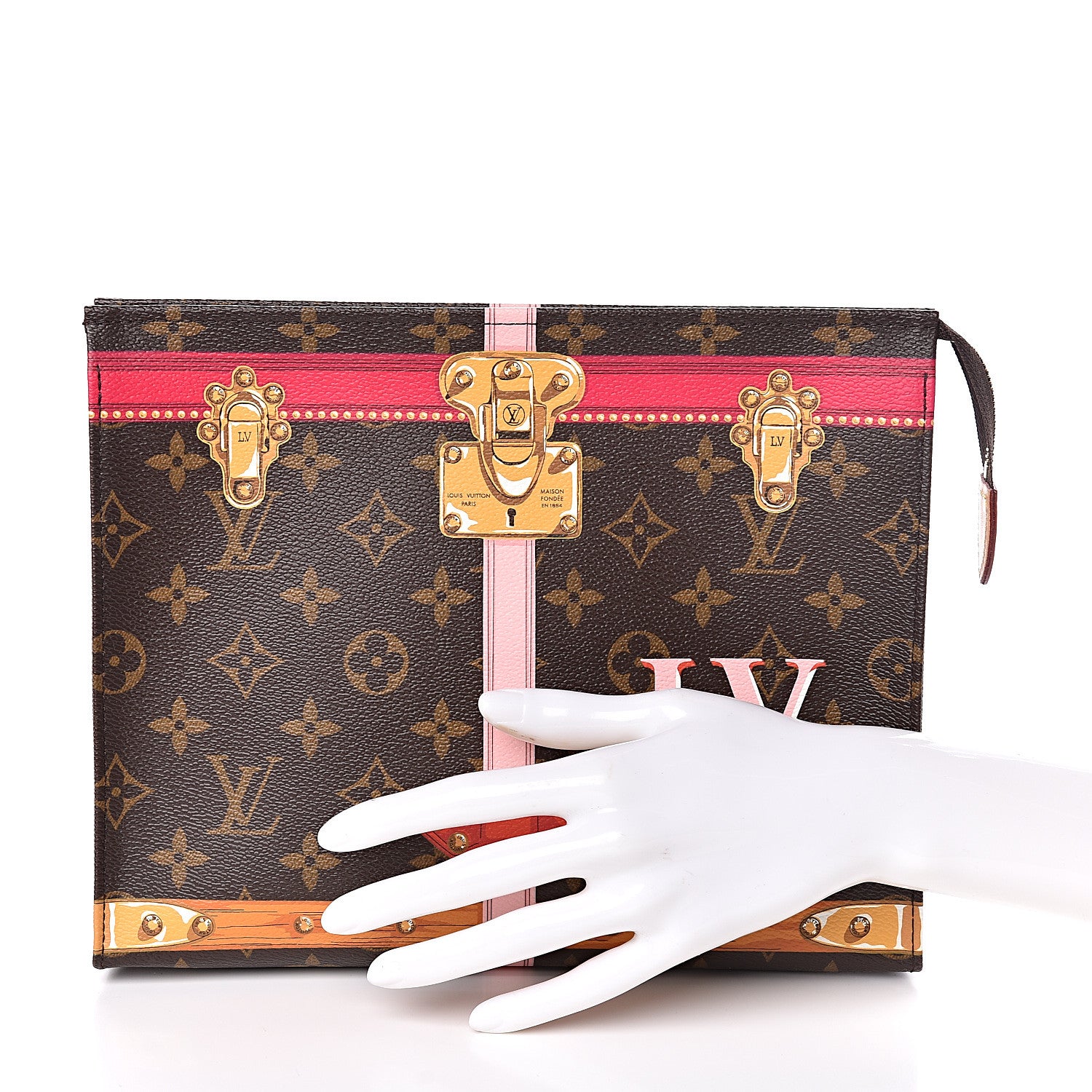 Louis Vuitton Monogram Summer Trunks Toiletry Pouch 26 2 of 6