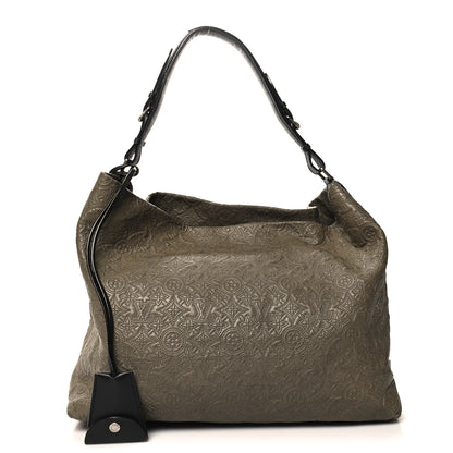Louis Vuitton Monogram Lambskin Antheia Hobo GM Olive 1 of 9