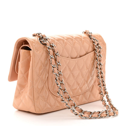 Chanel Patent Quilted Medium Double Flap Light Pink 3 of 11