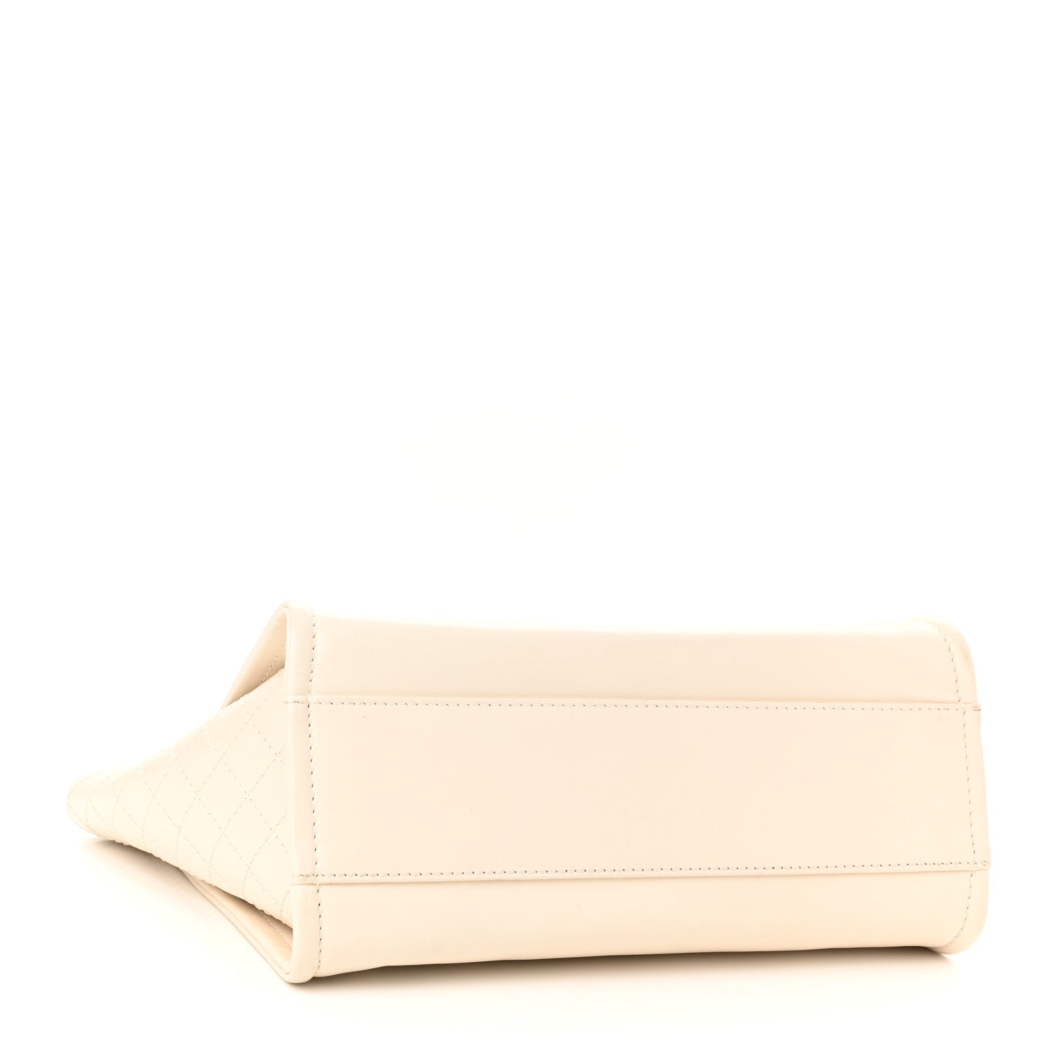Chanel Aged Calfskin Small Charms Deauville Tote White 4 of 11