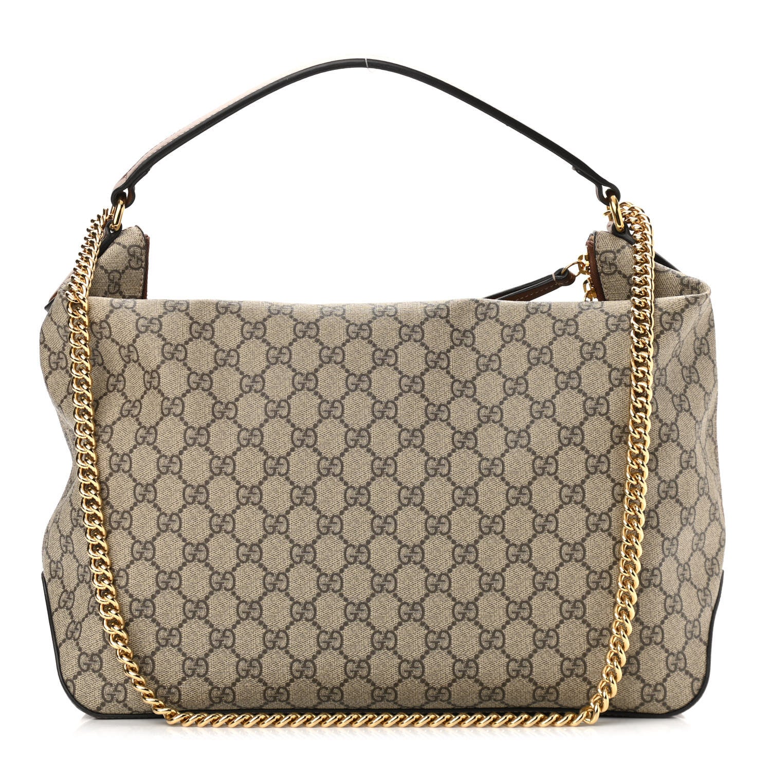 Gucci GG Supreme Monogram Large Linea A Hobo Light Brown 1 of 10