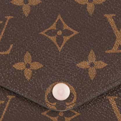 Louis Vuitton Monogram Josephine Wallet Rose Nacre 9 of 9