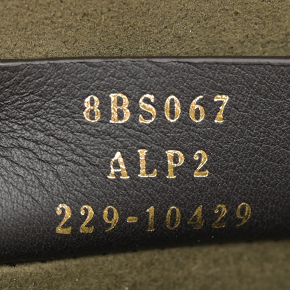 Fendi Sheepskin Vitello King Plexiglass Logo Embroidered Mini By The Way Top Handle Boston Ghiaccio 7 of 12