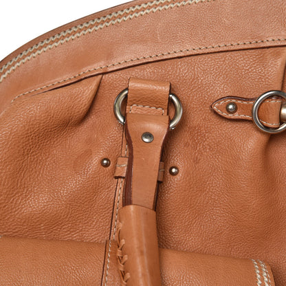 Christian Dior Calfskin Saddle Bowler Tan 6 of 17