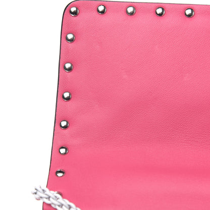 Valentino Garavani Lambskin Medium Free Rockstud Spike Shoulder Bag Shadow Pink 12 of 12