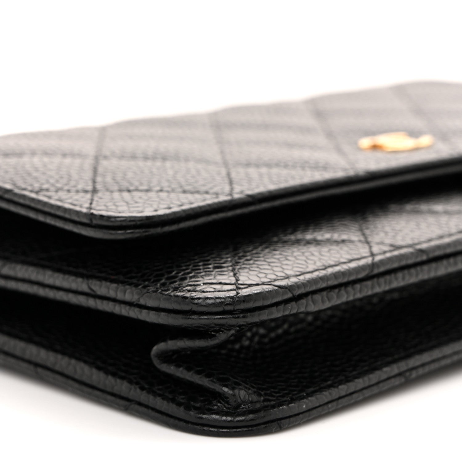 Chanel Caviar Quilted Wallet On Chain WOC Black 9 of 10
