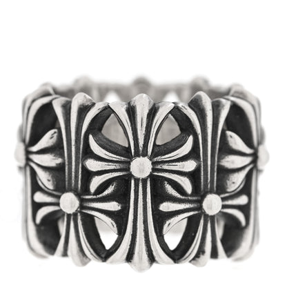 Chrome Hearts Sterling Silver Cemetery Cross Ring 62 10 1 of 5